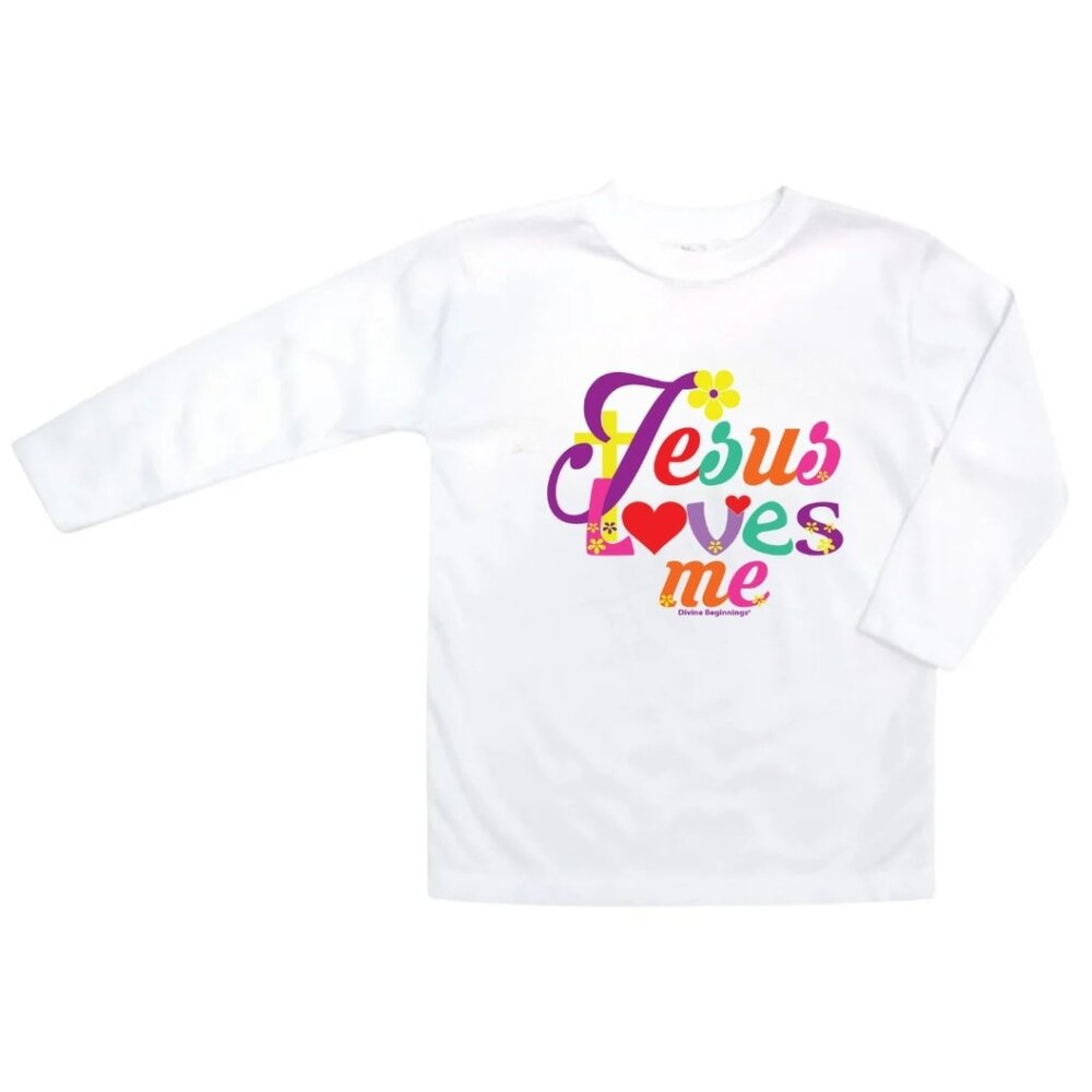 Jesus Loves Me - Girl's Infant T-shirt - English (Long Sleeve)